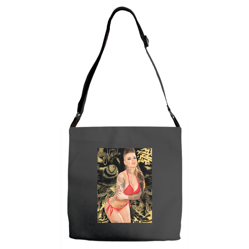 Christy Mack - Hot Tipping Point - Pop Art Pornstars Adjustable Strap Totes | Artistshot