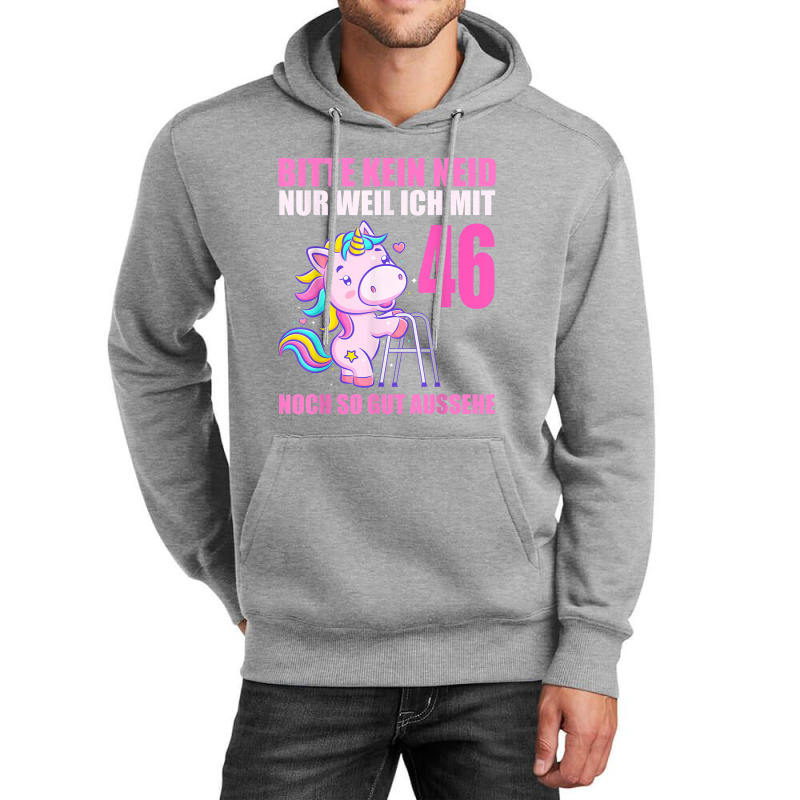 Bitte Keine Eneid Gut Aussehe 46 Years Unicorn 46th Birthday Unisex Hoodie | Artistshot