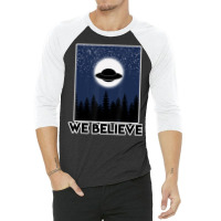 Storm Area 51 We Believe Alien Ufo Raid Men 3/4 Sleeve Shirt | Artistshot