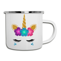 Womens Unicorn Face Halloween Costume Idea And Birthday Outfit Tank To Camper Cup | Artistshot