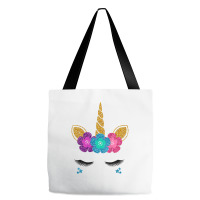 Womens Unicorn Face Halloween Costume Idea And Birthday Outfit Tank To Tote Bags | Artistshot