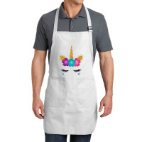 Womens Unicorn Face Halloween Costume Idea And Birthday Outfit Tank To Full-length Apron | Artistshot