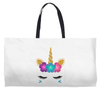 Womens Unicorn Face Halloween Costume Idea And Birthday Outfit Tank To Weekender Totes | Artistshot