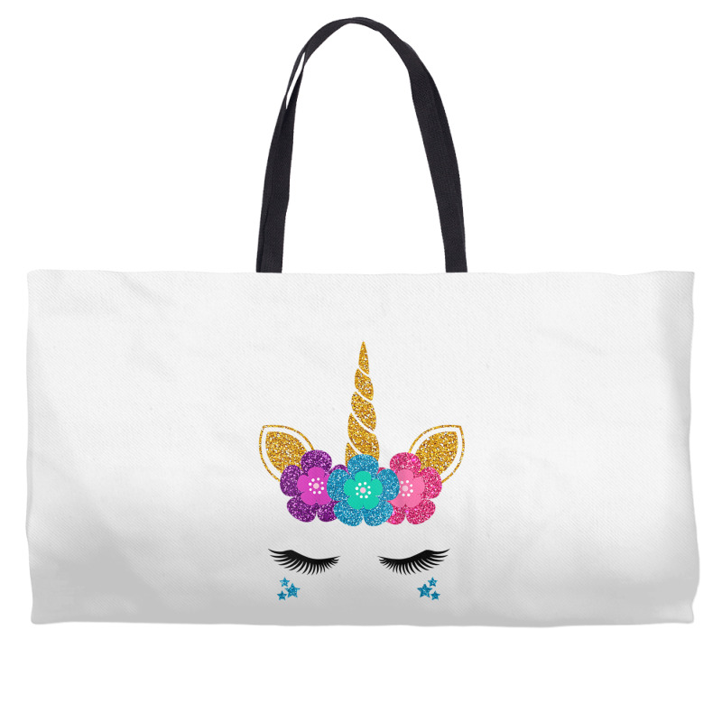 Womens Unicorn Face Halloween Costume Idea And Birthday Outfit Tank To Weekender Totes by cm-arts | Artistshot