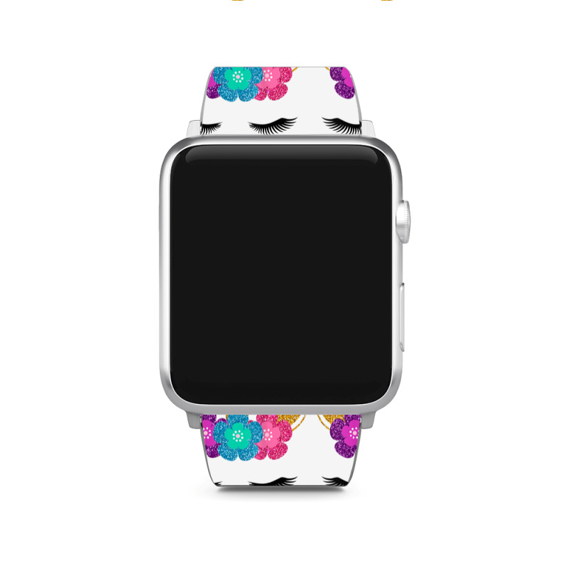 Womens Unicorn Face Halloween Costume Idea And Birthday Outfit Tank To Apple Watch Band by cm-arts | Artistshot