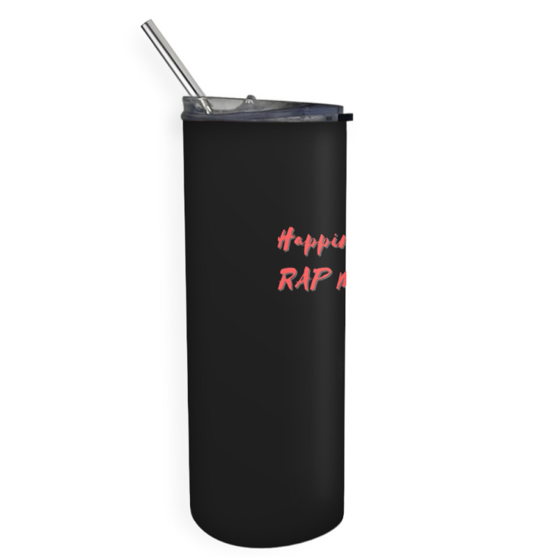 Happiness Is Rap Music Skinny Tumbler | Artistshot