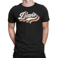 I Love Davis City Usa Retro Vintage T-shirt | Artistshot