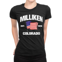 Milliken Colorado Co Usa Stars & Stripes Vintage Style Ladies Fitted T-shirt | Artistshot