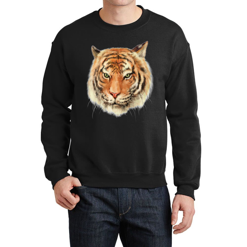 Royal Bengal Tiger Royal Bengal Tiger Crewneck Sweatshirt by IZAHPOWE | Artistshot