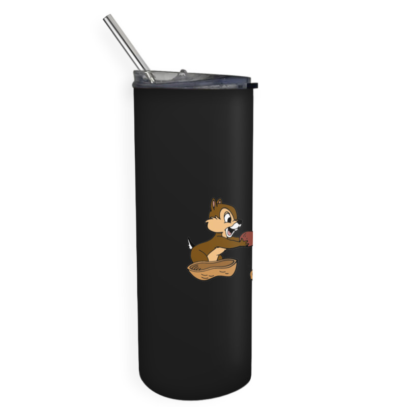 Chip N Dale Peanut Skinny Tumbler | Artistshot