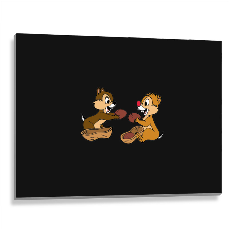 Chip N Dale Peanut Metal Print Horizontal | Artistshot