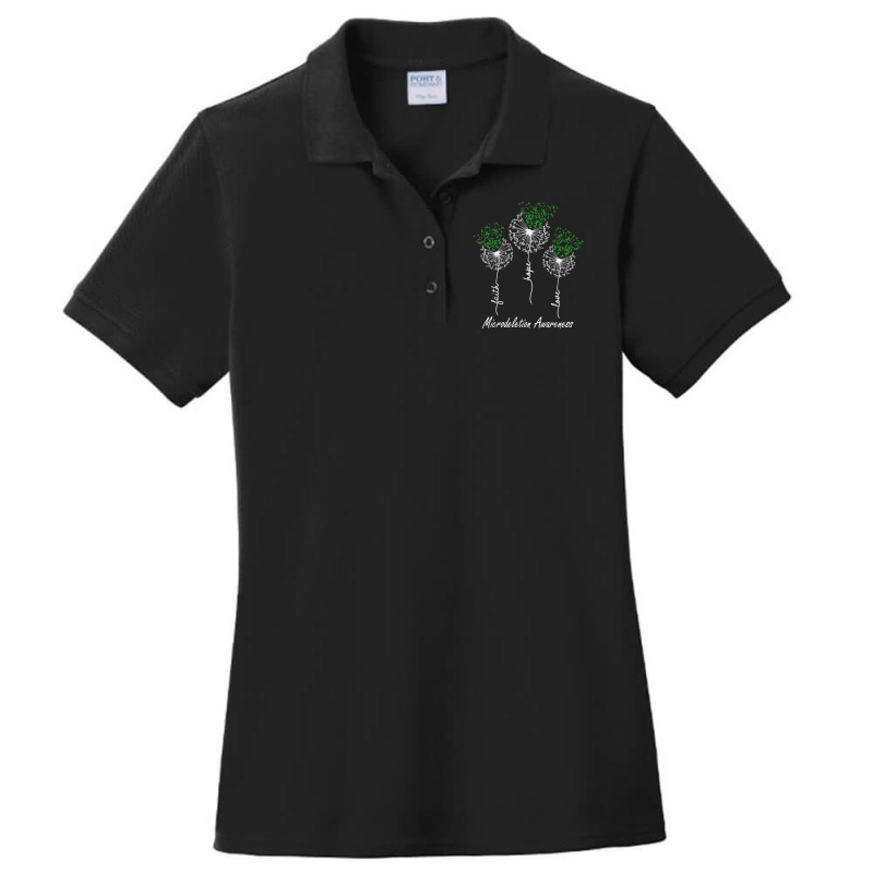 Microdeletion Awareness Faith Hope Love Dandelion T Shirt Ladies Polo Shirt by cm-arts | Artistshot