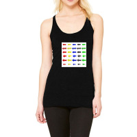 Set Of Colorful Arrows Isolated On White Background Racerback Tank | Artistshot