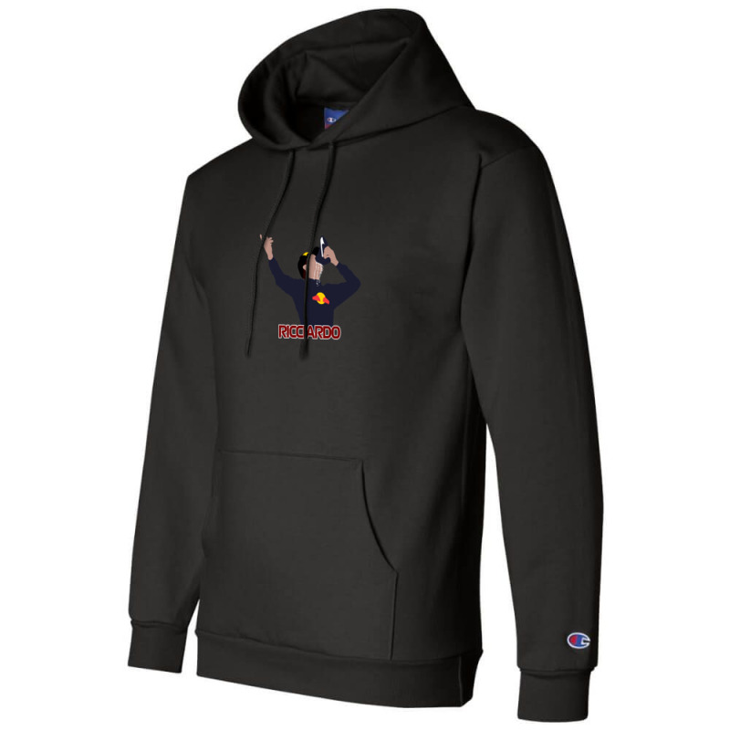 Daniel Ricciardo Shoey 1 Champion Hoodie by AngieFurr | Artistshot