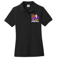 Faboolous School Principal Ghost Halloween Costume Ladies Polo Shirt | Artistshot