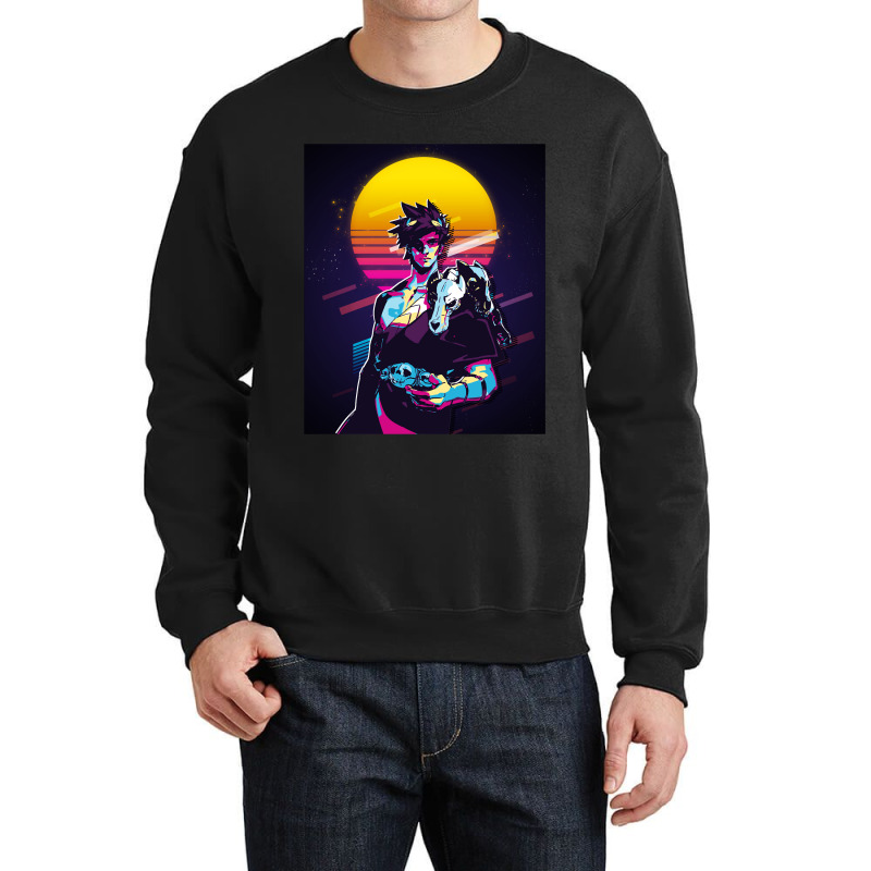 Zagreus   Hades (80s Retro) Crewneck Sweatshirt | Artistshot