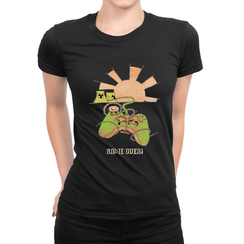 The-game-is-over-- Ladies Fitted T-Shirt by AnitaBiegacki | Artistshot