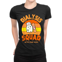 Halloween Dialysis Shirts Dialysis Technician Kidney Squad Ladies Fitted T-shirt | Artistshot