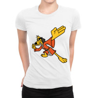 Of Hong Kong Phooey Located In The Dumpster Behind The Police Station Ladies Fitted T-shirt | Artistshot