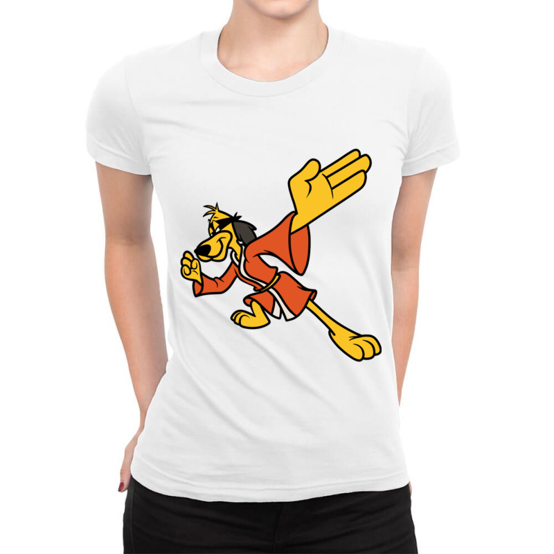 Of Hong Kong Phooey Located In The Dumpster Behind The Police Station Ladies Fitted T-Shirt by STEVERAMER | Artistshot