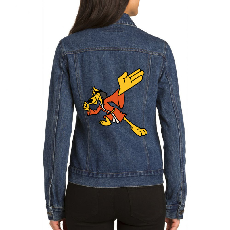 Of Hong Kong Phooey Located In The Dumpster Behind The Police Station Ladies Denim Jacket by STEVERAMER | Artistshot