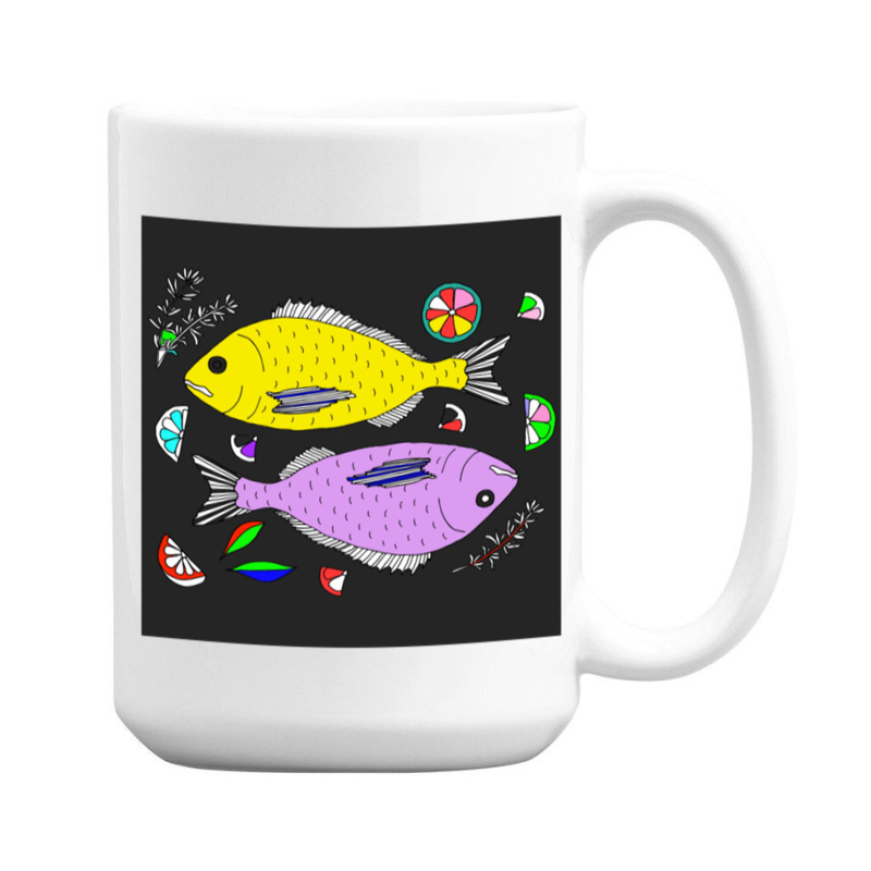 2fish Mix Colour Drowning 15 Oz Coffee Mug | Artistshot