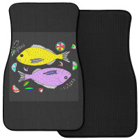 2fish Mix Colour Drowning Front Car Mat | Artistshot