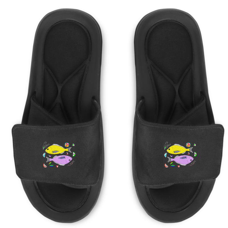 2fish Mix Colour Drowning Slide Sandal | Artistshot