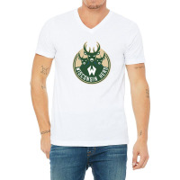 The Wisconsin Herd Basketball V-neck Tee | Artistshot