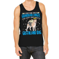 Greenland Dog T  Shirt Greenland Dog With Guardian Angel T  Shirt Tank Top | Artistshot