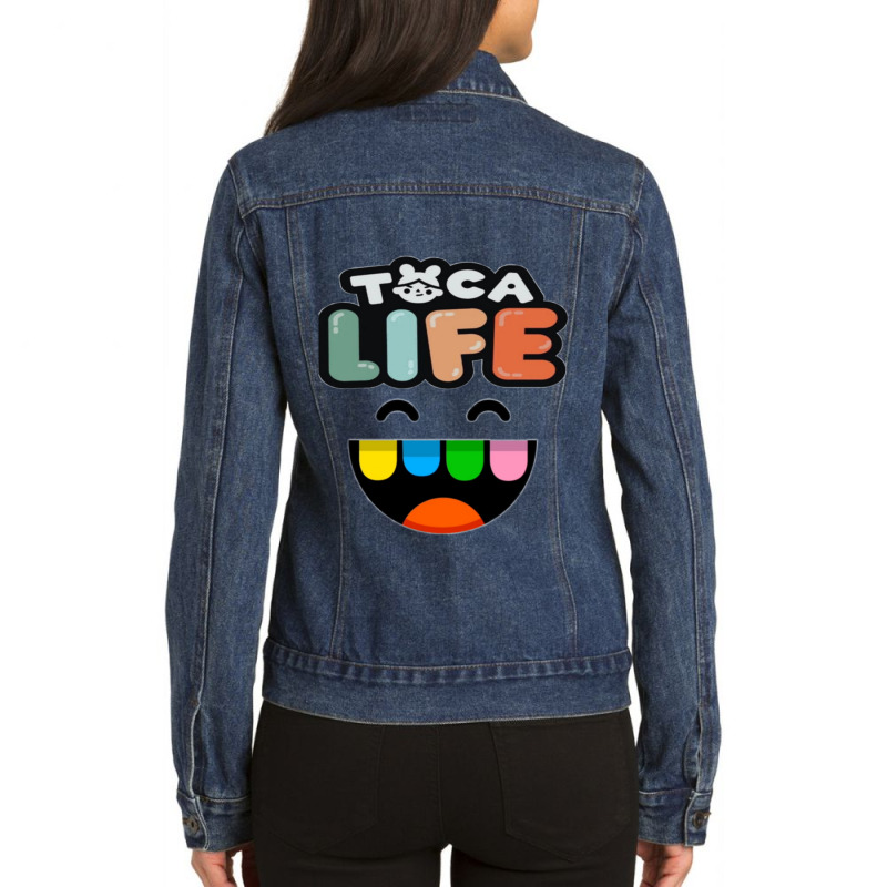 Toca Boca Toca Boca 2021 Toca Life World Ladies Denim Jacket By Cm-arts ...