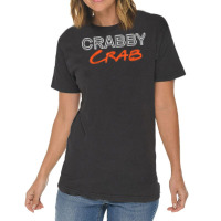 Crabby Crab Joke Crabs Crustacean Lobster T Shirt Vintage T-shirt | Artistshot