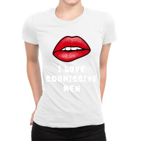 I Love Submissive Men 2 Ladies Fitted T-shirt | Artistshot