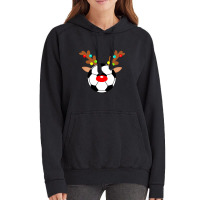 Christmas Reindeer Soccer Ball Design Sports Lover Vintage Hoodie | Artistshot