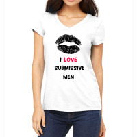 I Love Submissive Men Women's V-neck T-shirt | Artistshot