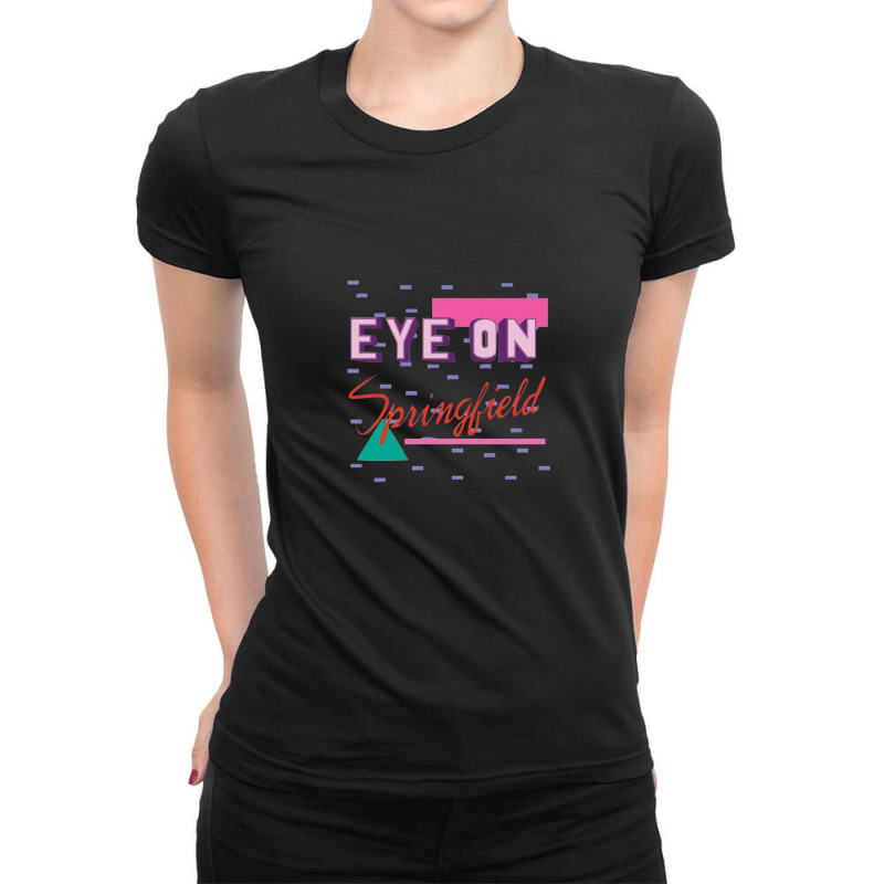 Eye On Springfield Ladies Fitted T-shirt | Artistshot