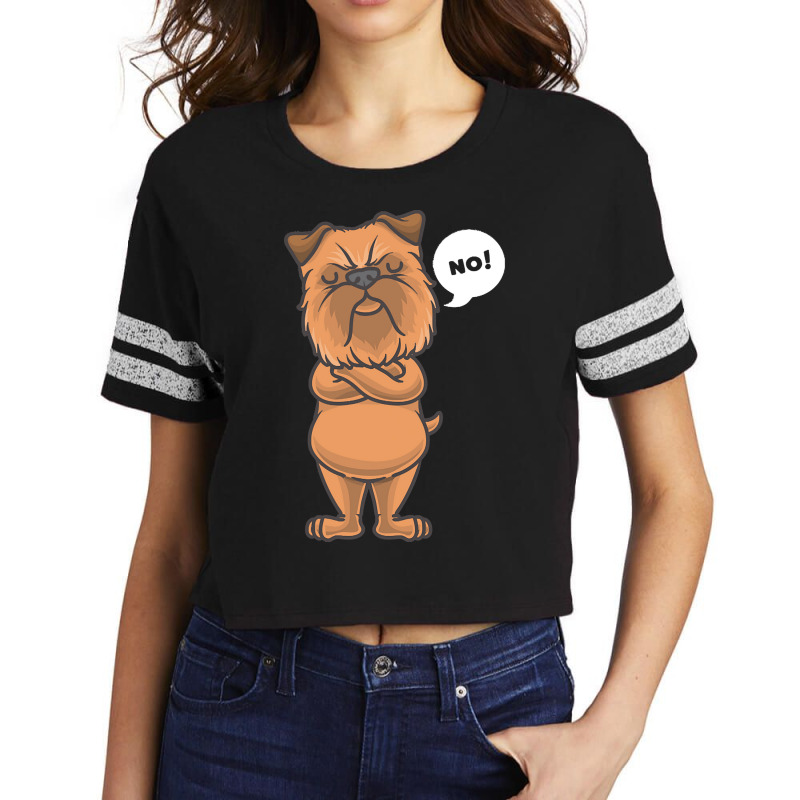 Petit Brabanon T  Shirt Brussels Griffon Bruxellois Dog Gift T  Shirt Scorecard Crop Tee by gaetanonolan | Artistshot