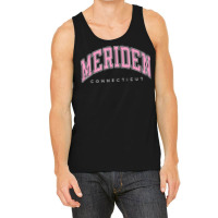 Meriden Connecticut Ct Varsity Style Pink Text Tank Top | Artistshot