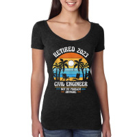 Civil Engineer Retired 2023 Tank Top Women's Triblend Scoop T-shirt | Artistshot