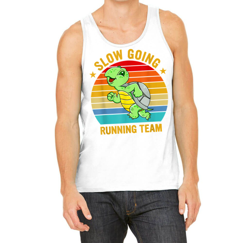 Slow Going Running Team Funny Turtle Marathon Runner T Shirt Tank Top by cm-arts | Artistshot