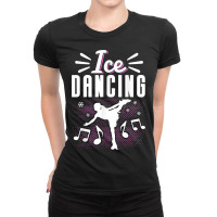 Figure Skater Ice Dancing Skating Ladies Fitted T-shirt | Artistshot