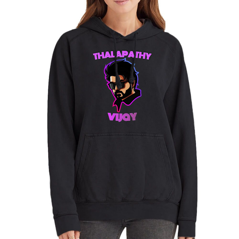 Master Thalapathy Vijay Illustration Tri-blend Vintage Hoodie by TERESALIRES | Artistshot