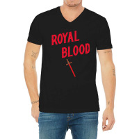 Sword Royal Blood Red V-neck Tee | Artistshot