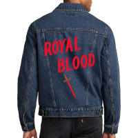 Sword Royal Blood Red Men Denim Jacket | Artistshot