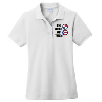 Half Panamanian Half Puerto Rican Roots & Panama Dna Flag Pullover Hoo Ladies Polo Shirt | Artistshot