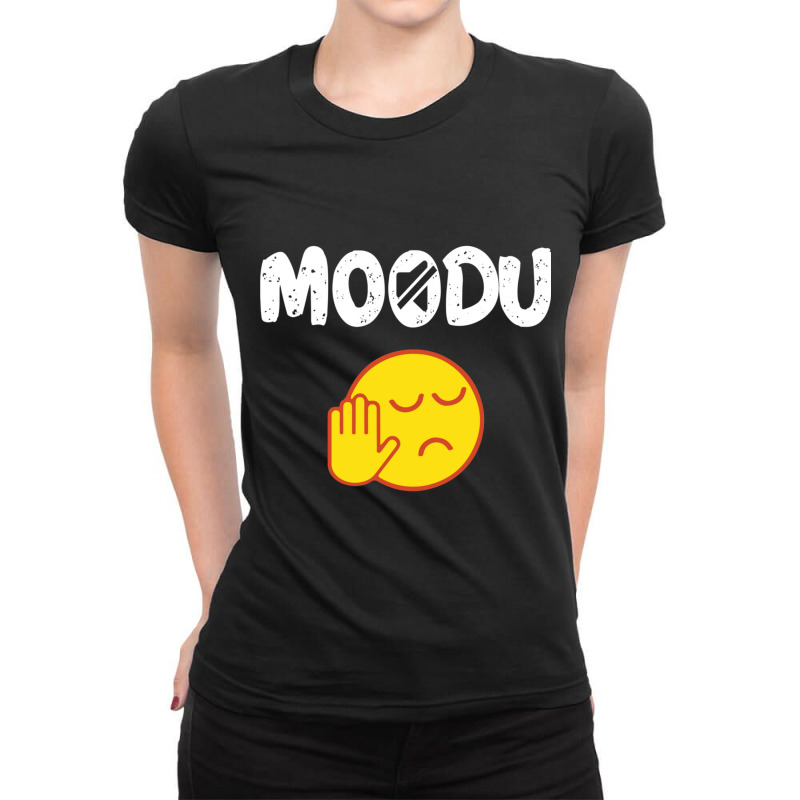 Moodu Tamil Shutup Funny Quote Ladies Fitted T-Shirt by TERESALIRES | Artistshot