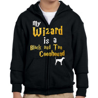 Black And Tan Coonhound Gifts   Black And Tan Coonhound Youth Zipper Hoodie | Artistshot