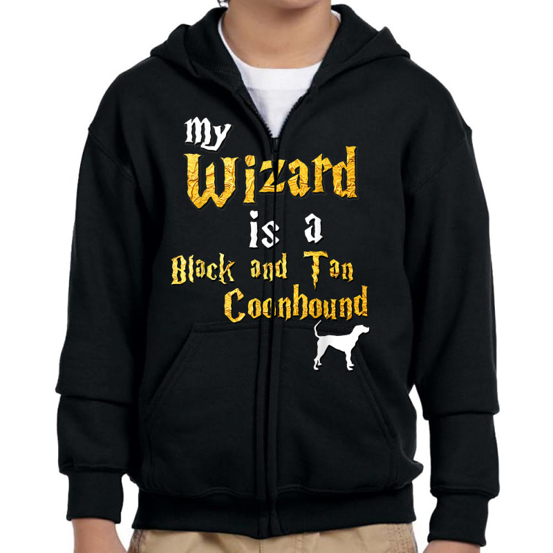 Black And Tan Coonhound Gifts   Black And Tan Coonhound Youth Zipper Hoodie by Garnet | Artistshot