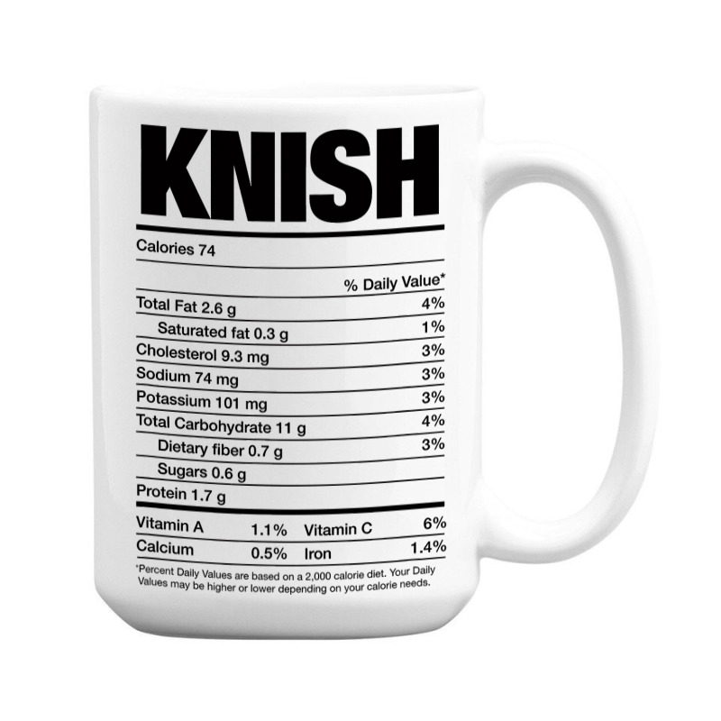 Nutrition Facts Knish Jewish Holiday Food Hanukkah Gift 15 Oz Coffee Mug | Artistshot