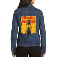 Petromax Lighte Thaan Venuma Tamil Movie Goundamani Dialogue Ladies Denim Jacket | Artistshot